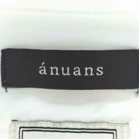 アニュアンス anuans バンドカラースタンダードシャツ レディース FREE