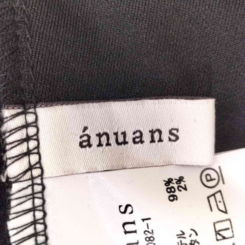 アニュアンス anuans ウエストタックドレープワンピース レディース JPN:S