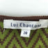 Lui Chantant ヘリンボーン Vネックニット レディース 38
