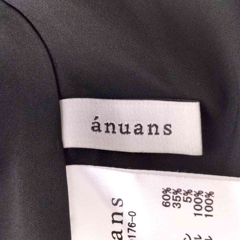 アニュアンス anuans 刺繍レースクロスキャミワンピース レディース JPN:S