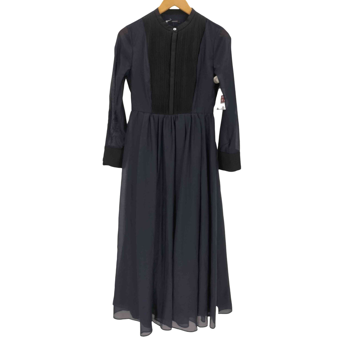 アニュアンス anuans シアードッキングピンタックブザムワンピース