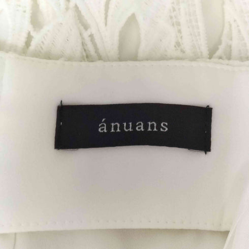 アニュアンス anuans スカラレースストレートスカート レディース JPN:S