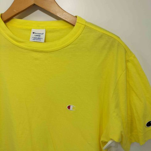 チャンピオン Champion ロゴ刺繍 ショートスリーブクルーネックTシャツ メンズ JPN:L