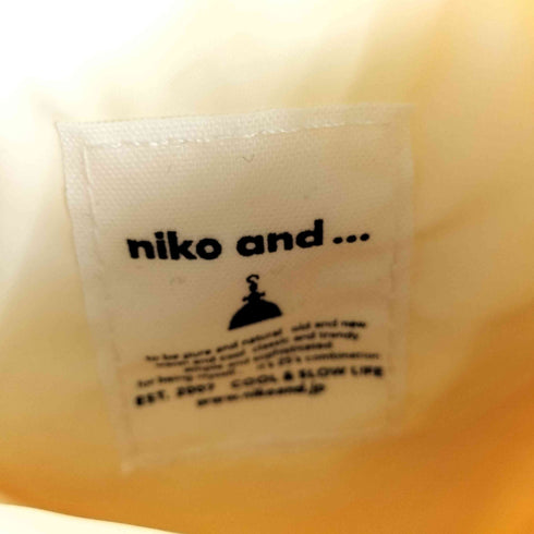 ニコアンド niko and... オリジナル細コードショルダー巾着バッグ レディース
