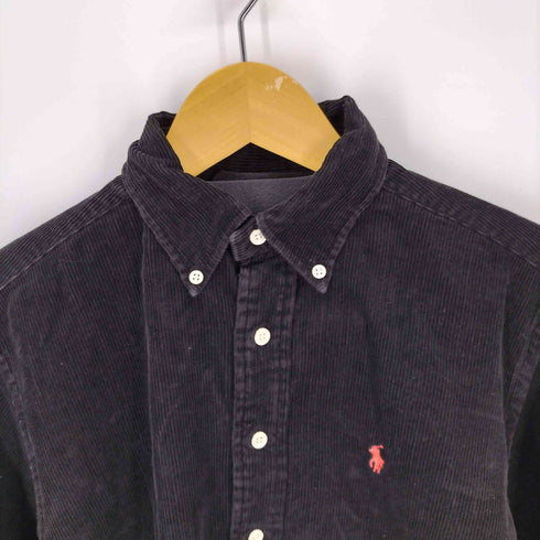 ラルフローレン RALPH LAUREN 90S BLAIRE ブラックコーデュロイシャツ メンズ 16