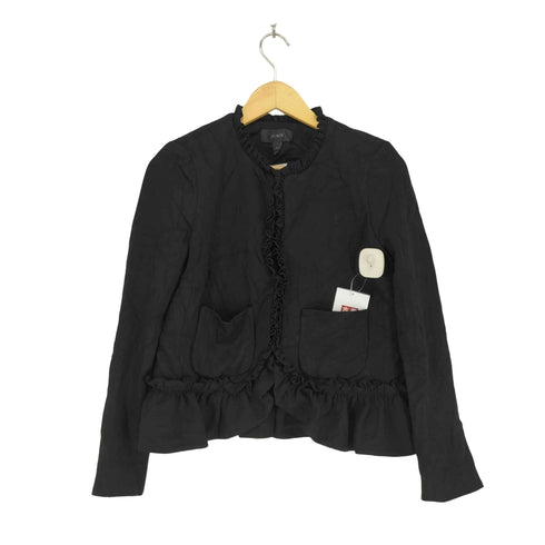 ジェイクルー J.CREW フリルデザインジャケット レディース 6