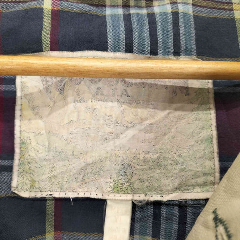 裏地チェックカバーオール メンズ JPN:XL