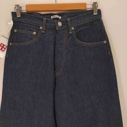 オーラリー AURALEE HARD TWIST DENIM WIDE PANTS メンズ 28