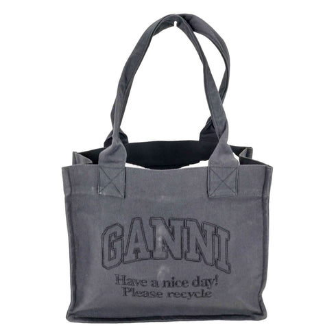 ガニー Ganni Large Easy Shopper PHANTOM メンズ