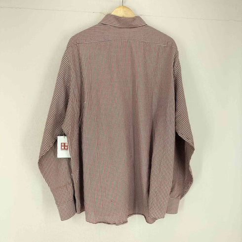 ヴァンヒューゼン VAN HEUSEN ギンガムチェックL/S シャツ メンズ 18 1/2