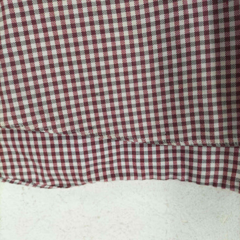 ヴァンヒューゼン VAN HEUSEN ギンガムチェックL/S シャツ メンズ 18 1/2