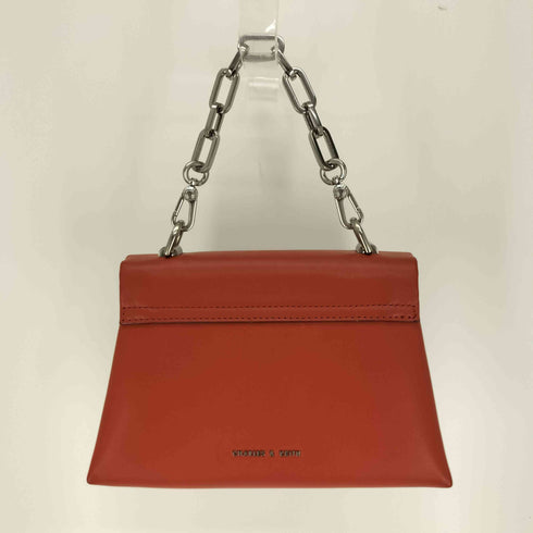 チャールズキース CHARLES & KEITH ジオメトリック チェーン ハンドルバッグ レディース