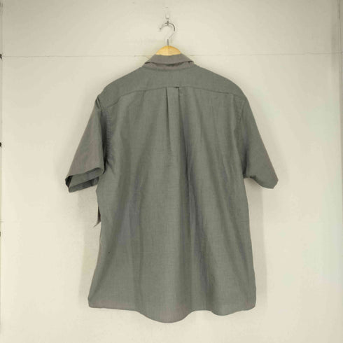 ヴァンヒューゼン VAN HEUSEN フロント刺繍デザインS/S シャツ メンズ 17 1/2