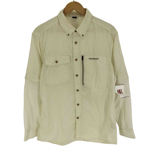 モンベル mont bell Meadow Shirt メドーシャツ デタッチャブル スリーブ メンズ import:L