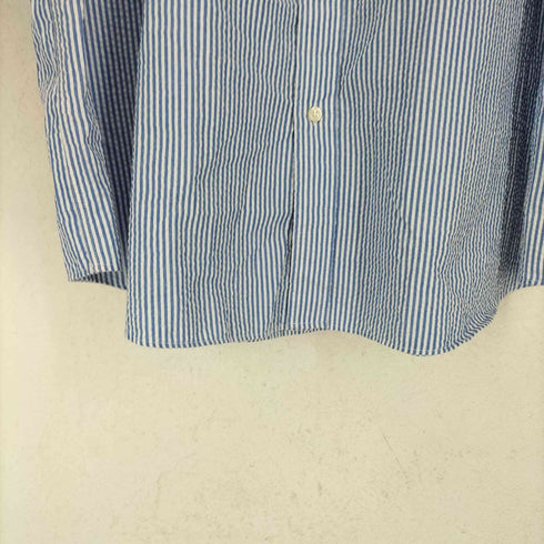 クラフトアンドバロー Croft&Barrow ストライプシアサッカーL/S シャツ メンズ 18 1/2