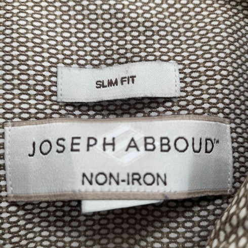 ジョセフアボード JOSEPH ABBOUD SLIM FIT 総柄レギュラーカラーシャツ メンズ 17 1/2