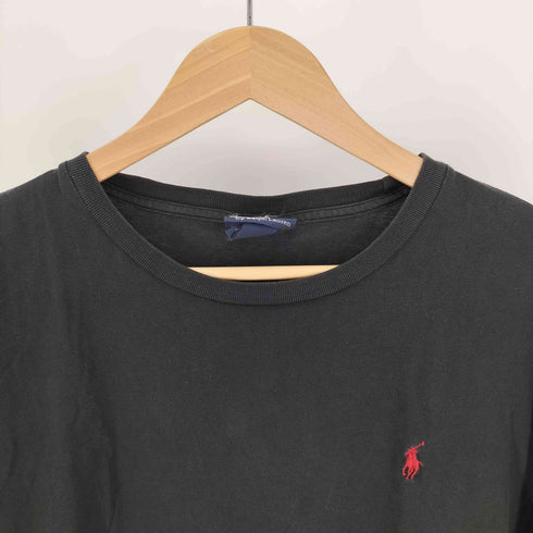 ポロバイラルフローレン Polo by RALPH LAUREN 90S ポニー刺繍 クルーネック S/S Tシャツ メンズ import:L