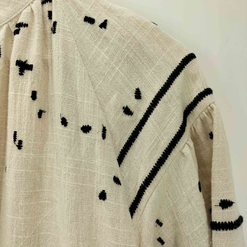 ビアズリー BEARDSLEY スキッパー刺繍ブラウス レディース FREE