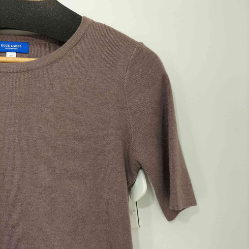 ブルーレーベルクレストブリッジ BLUE LABEL CRESTBRIDGE レイヤードニットワンピース レディース 38