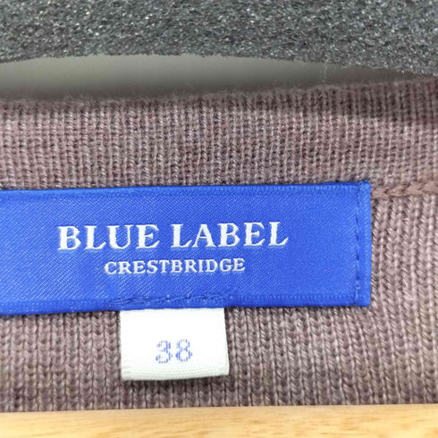 ブルーレーベルクレストブリッジ BLUE LABEL CRESTBRIDGE レイヤードニットワンピース レディース 38