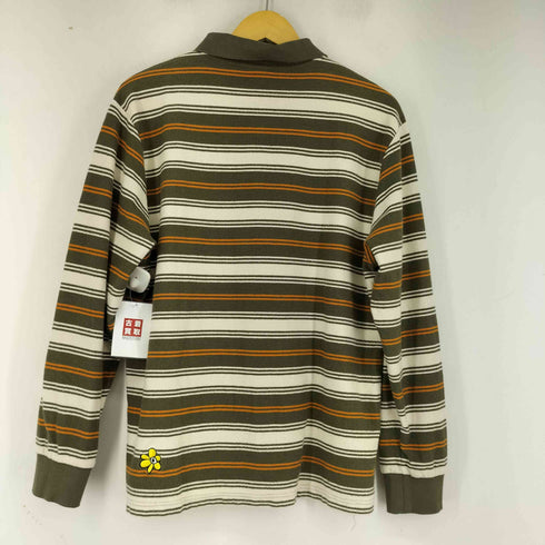 パムパークスアンドミニ P.A.M. PERKS AND MINI L/S パイル地ボーダーポロシャツ メンズ import:M