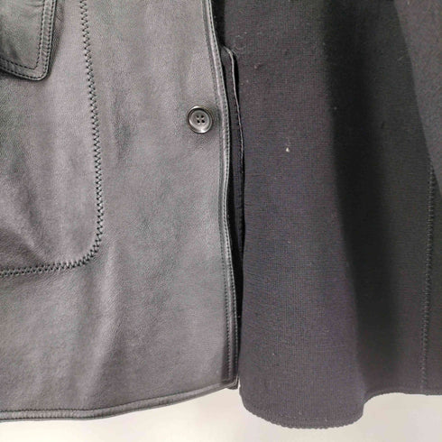 ダニエルエシュテル DANIEL HECHTER ラムレザーリバーシブルハーフコート メンズ import:M