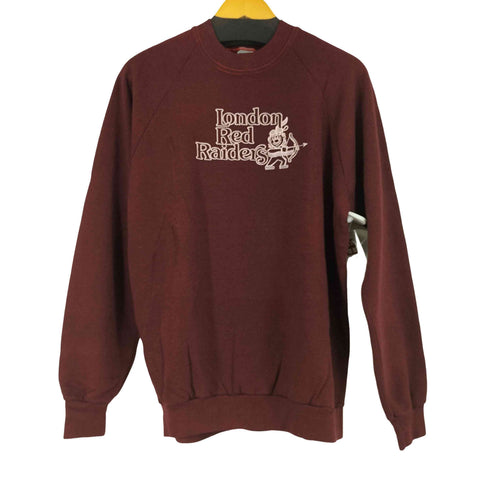ジャージーズ JERZEES 80S MADE IN USA フロントプリントラグランスウェット メンズ import:XL