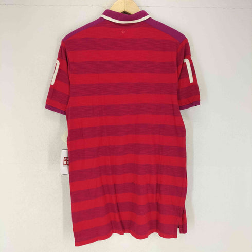 ナイキ NIKE ナンバリング刺繍ボーダーポロシャツ メンズ JPN:XL