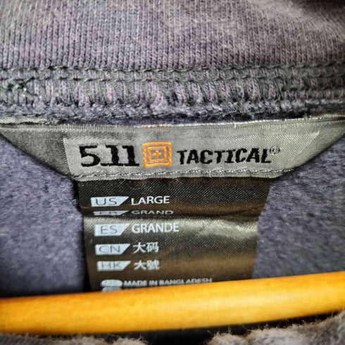 タクティカル 5.11 Tactical ハーフジップスウェット メンズ import:L