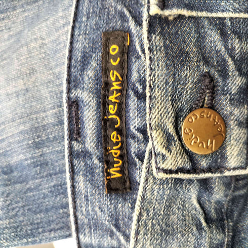 ヌーディージーンズ Nudie Jeans THIN FINN スキニーデニムパンツ レディース 28/32