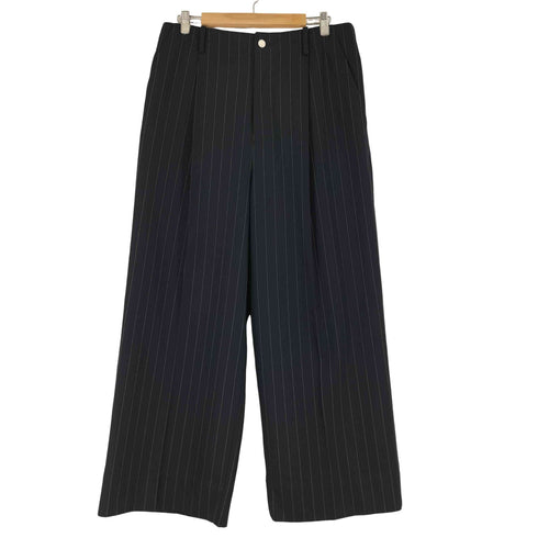 ビューティフルピープル beautiful people 23AW ストライプ タックワイドパンツ メンズ JPN:XL
