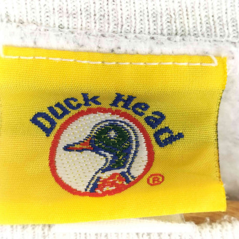 ダックヘッド Duck Head 90s USA製 霜降り 刺繍クルーネックスウェット メンズ JPN:XL
