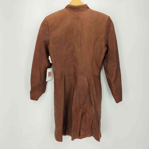 pontevecchio ステッチレザーコート レディース 40