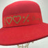 モスキーノ MOSCHINO ロゴテープ フェルト ボーラーハット レディース