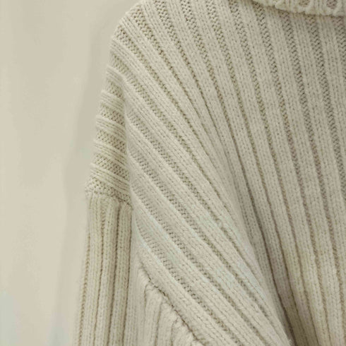 ザラ ZARA クロップド丈ハイネックロングスリーブセーター レディース import:M