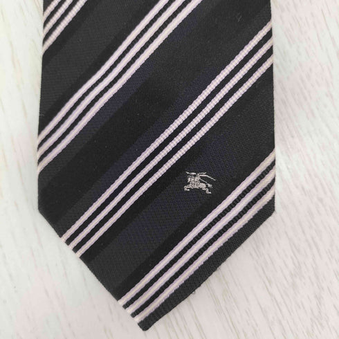 バーバリーブラックレーベル BURBERRY BLACK LABEL ストライプネクタイ メンズ ONE SIZE