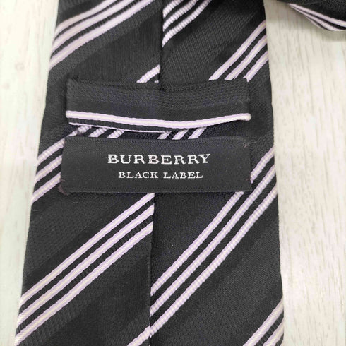 バーバリーブラックレーベル BURBERRY BLACK LABEL ストライプネクタイ メンズ ONE SIZE