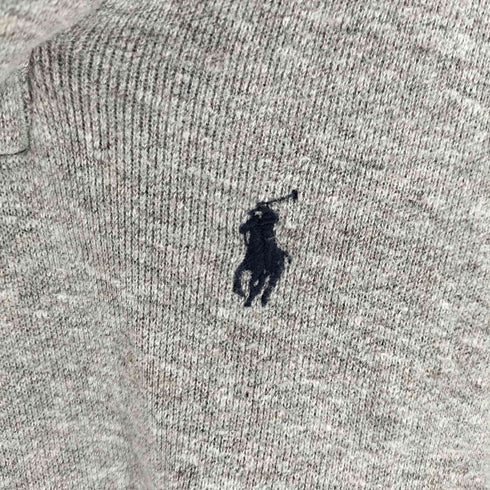 ポロラルフローレン POLO RALPH LAUREN ポニー刺繍 ボタン モックネック スウェット トレーナー メンズ JPN:M