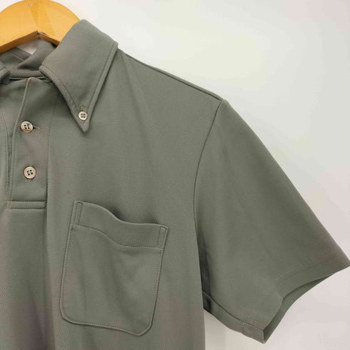 ポールスミスロンドン Paul Smith LONDON フロントポケット ボタンダウン S/S ポロ シャツ メンズ import:L