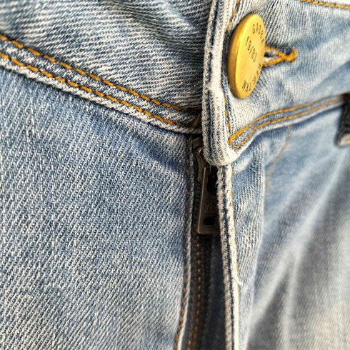 GABBA ダメージ加工 スリムデニムパンツ メンズ 30