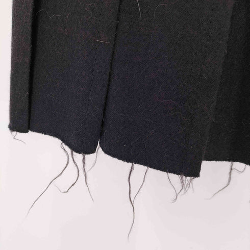 トリココムデギャルソン tricot COMME des GARCONS 04AW ウエストジップ 断ち切り プリーツスカート レディース JPN:M