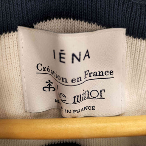 ルミノア Le minor フランス製 ノースリーブボーダーロングワンピース レディース ONE SIZE
