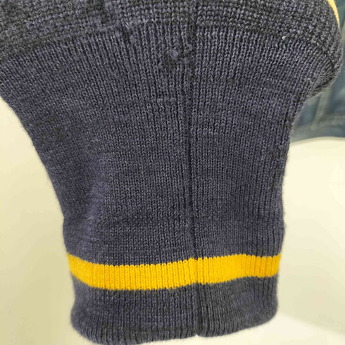 ポロラルフローレン POLO RALPH LAUREN LIMITED EDITION ヴィンテージ加工レザー切替デニムジャケット メンズ M