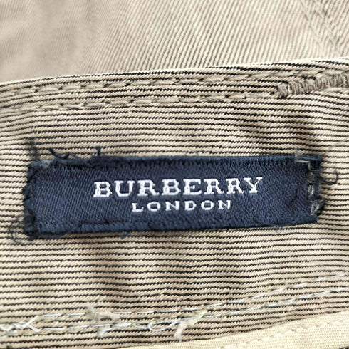 バーバリーロンドン BURBERRY LONDON 裾ジップ ストレートパンツ レディース 44