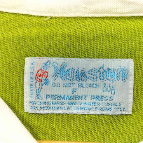 ヒューストン HOUSTON 両面刺繍 ショートスリーブ スーベニアシャツ メンズ FREE