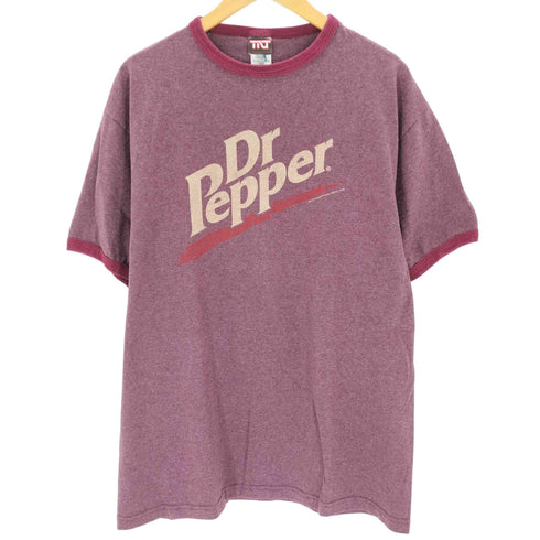 Trau & Loevner VINTAGE COMPANY LOGO TEE リンガーTシャツ メンズ JPN:L
