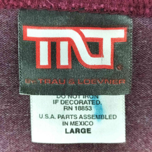 Trau & Loevner VINTAGE COMPANY LOGO TEE リンガーTシャツ メンズ JPN:L