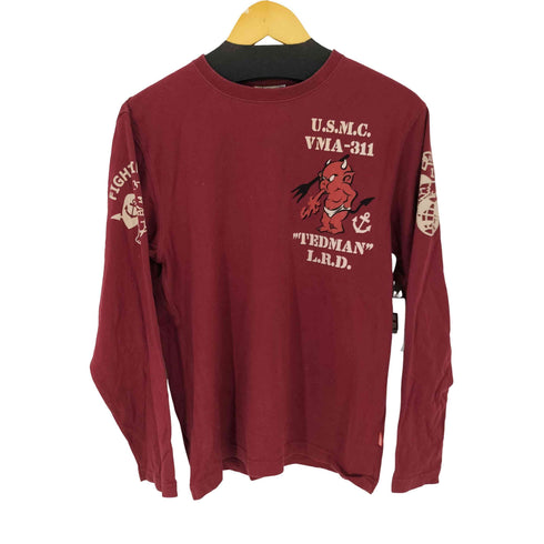 テッドカンパニー TED COMPANY Devil プリントロンT L/S Tシャツ メンズ US:40