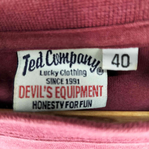 テッドカンパニー TED COMPANY Devil プリントロンT L/S Tシャツ メンズ US:40