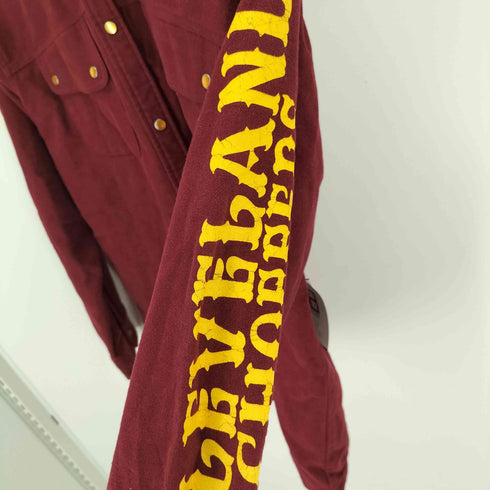 リアルマッコイズ REAL McCoyS Midcentury Wildhotrod Surfbeat MC モータサイクルシャツ 袖プリント バックワッペン メンズ JPN:M